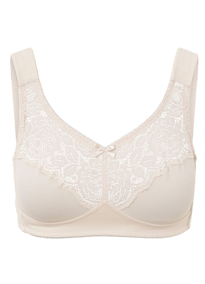 Tvåpack Susa-bh:ar med fin elastisk spets 