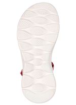 SKECHERS, sportiga damsandaler, med gjuten slip-in-klackplatta MAUVE