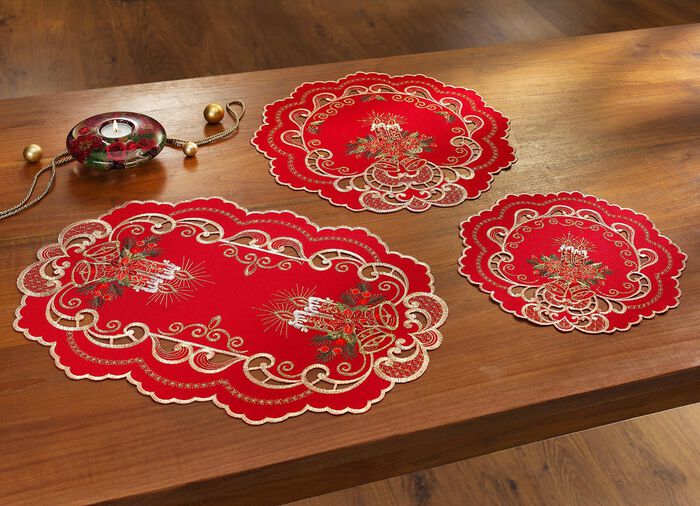 Genomt&auml;nkt designad bords- och rumsdekoration R&Ouml;D