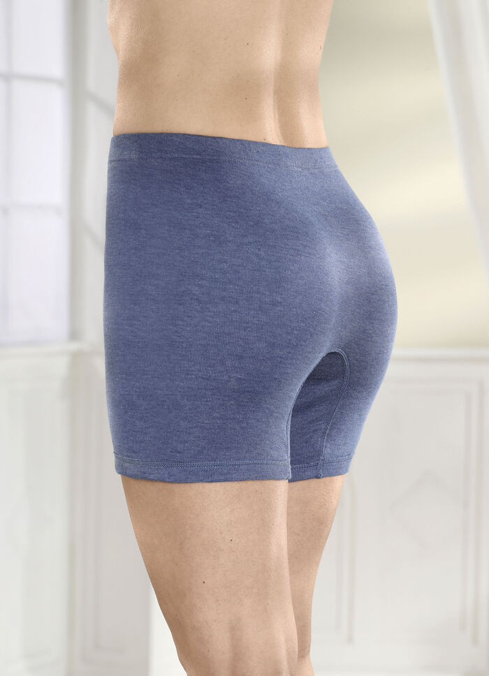Tvåpack Permatherm långbyxor MELODYERADE JEANS BLÅ