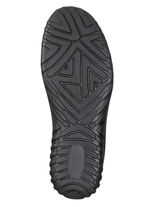 ELENA EDEN, bekväma damskor med snörning, bredd H, med uttagbar fotbädd SVART