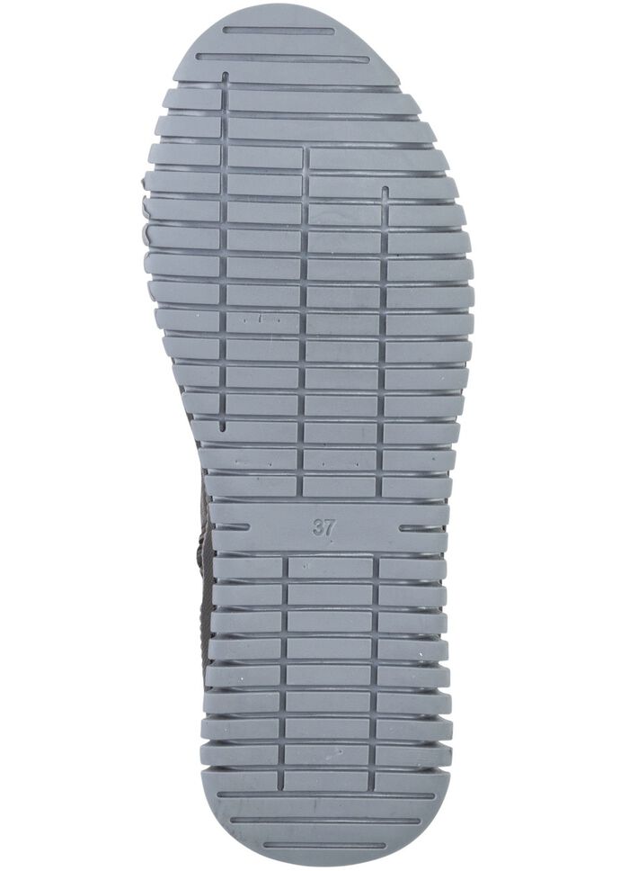 Tvillingskosko med sn&ouml;rning av mjukt nappal&auml;der SVART