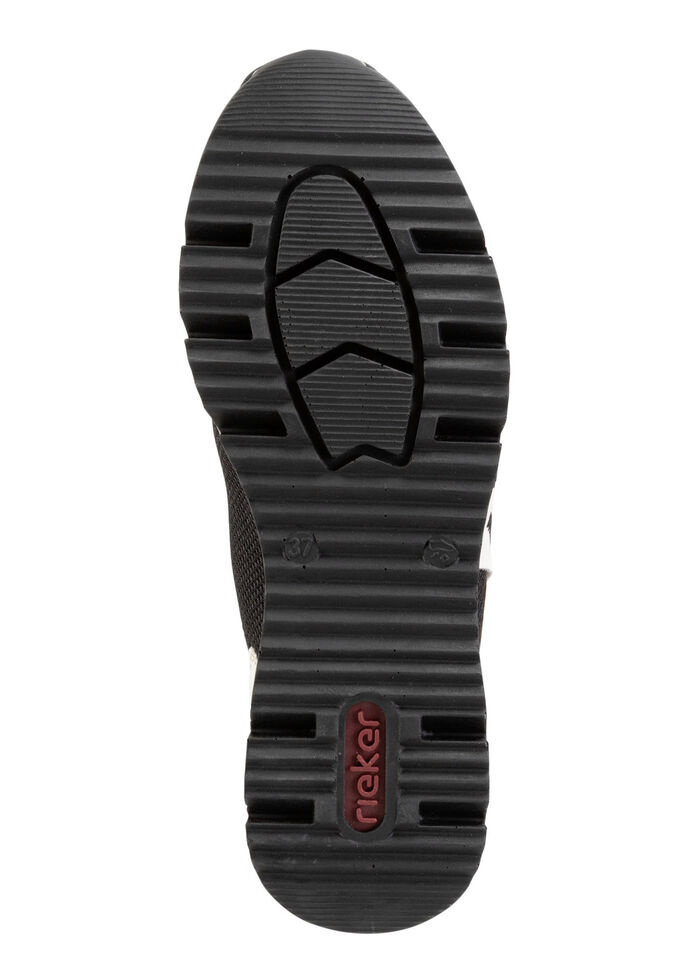 Rieker bootie med skaft av elastisk textil, 