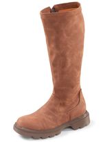 Andrea Conti, klassiska damst&ouml;vlar, med dragkedja inuti BRUN