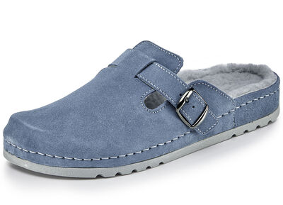Mubb, klassiska damtofflor, bredd H, med lammskinn, , large