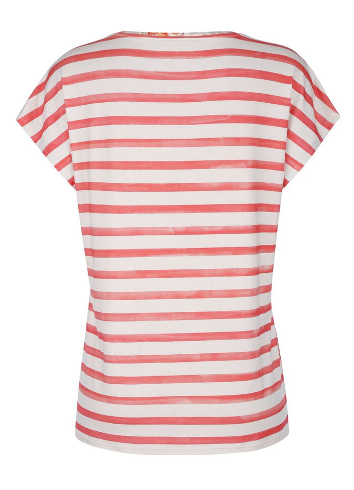 Skjorta med en f&auml;rgglad blandning av m&ouml;nster 