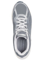 SKECHERS sneakers i metalliskt läder med snörning, 