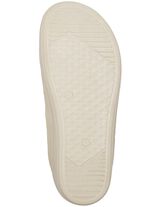 Tvillingssandal av luftigt perforerat kohudsnappaskinn VIT