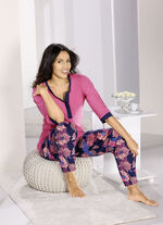 Pyjamas med 3/4-långa ärmar och långbyxor 