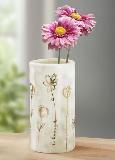 Vas tillverkad av högkvalitativt porslin 