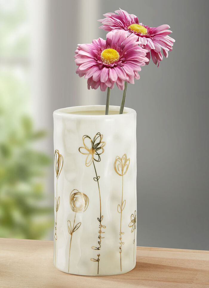 Vas tillverkad av högkvalitativt porslin 