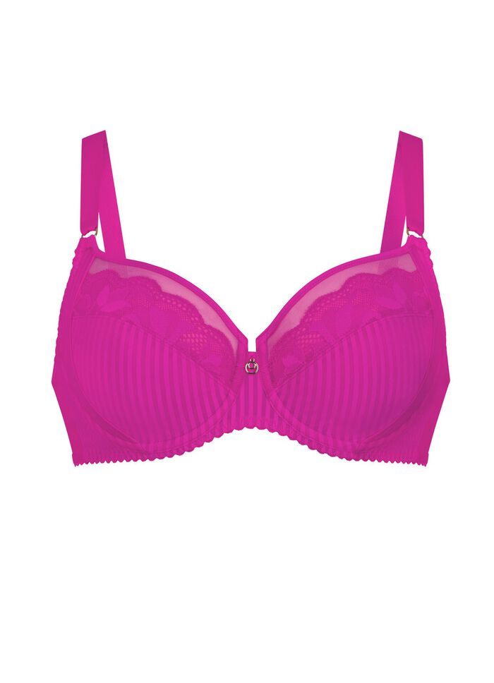 Rosa Faia bygel-bh med spets i tyllbroderi 