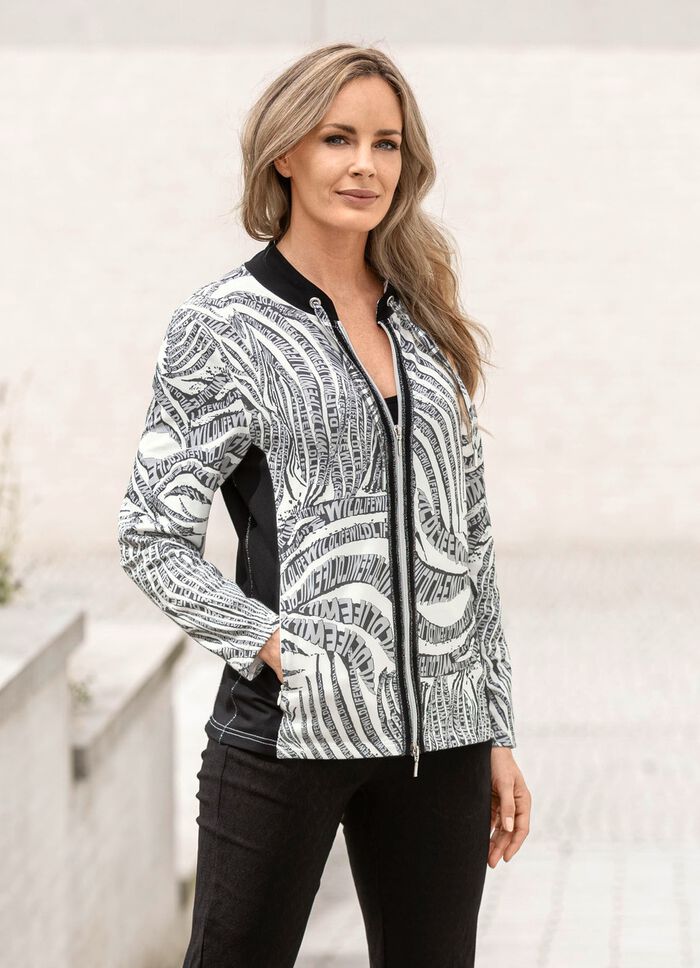 Skjortjacka med praktiska fickor med dragkedja 