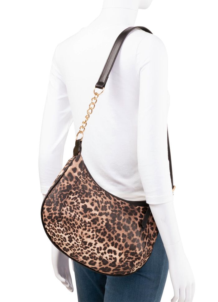 V&auml;ska, dam, med justerbar axelrem med kedjedetalj 