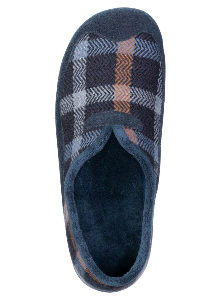 Klassiska herrtofflor med uttagbar fotb&auml;dd 