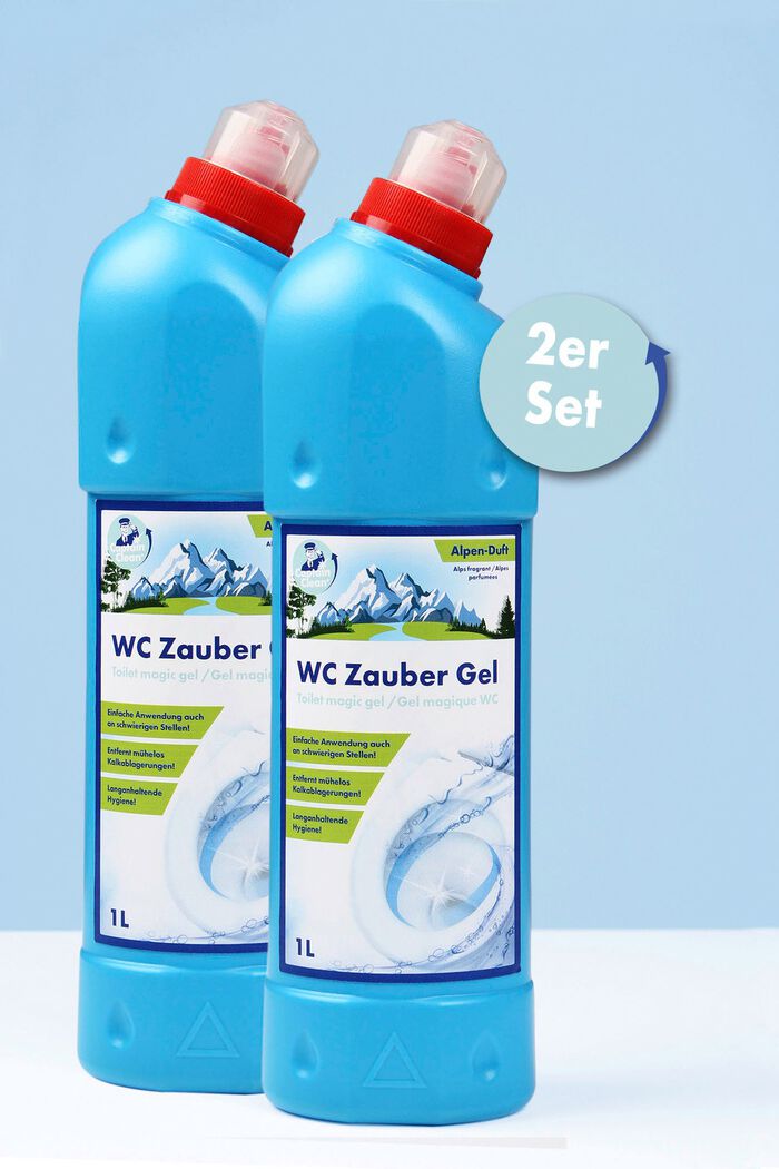 Captain Clean toalett magisk gel 2 stycken 