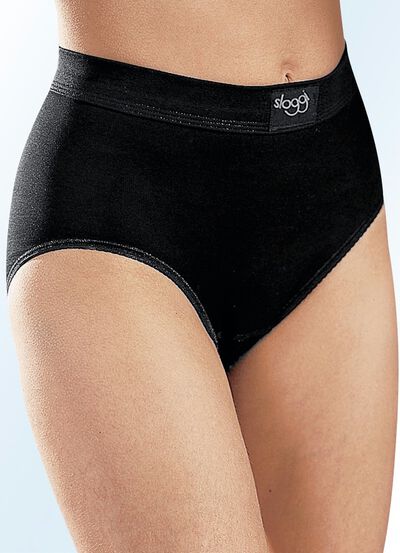 sloggi Double Comfort tvåpack maxitrosor med ekologisk bomull, , large