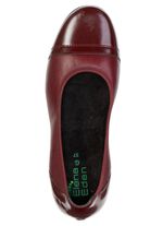 ELENA EDEN, klassiska damballerinor, vidd G, med uttagbar fotb&auml;dd BOURGOGNE