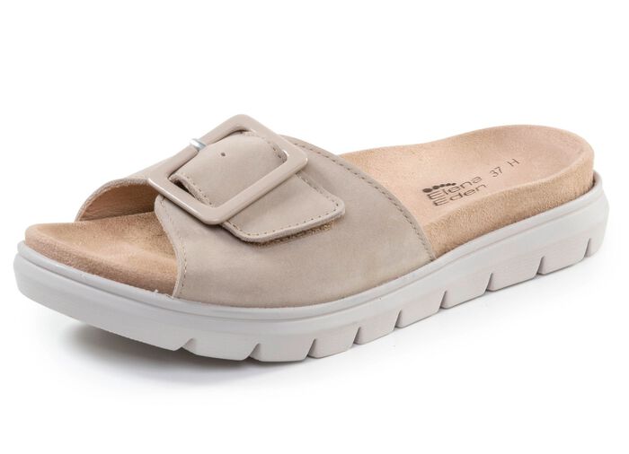 ELENA EDEN, snygga damslip-ins, vidd H, med uttagbar fotb&auml;dd BEIGE