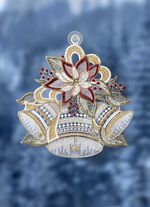 F&ouml;nsterbildsklockor gjorda av &auml;kta Plauenspets 