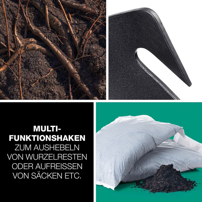 EASYmaxx 4-i-1-handspade i kolst&aring;l 