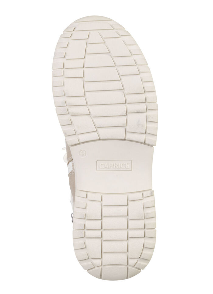 Caprice-st&ouml;vlar med skimrande textilmaterial P&Auml;RLVIT TAUPE