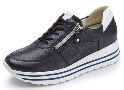 Waldl&auml;ufer, bekv&auml;ma damsneakers, bredd H, med uttagbar fotb&auml;dd 