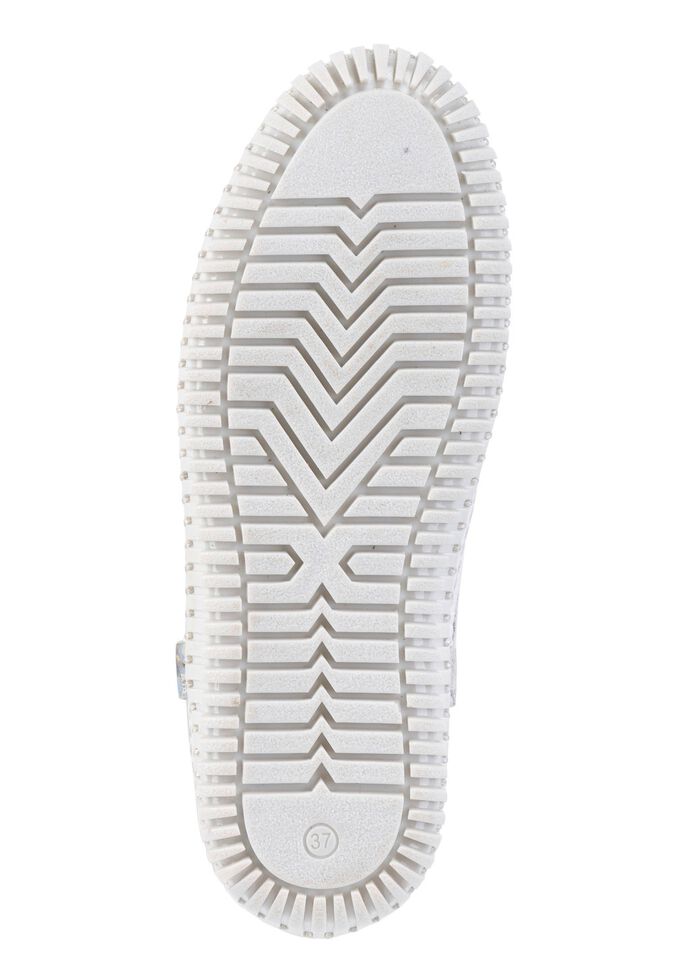 ELENA EDEN sneakers med dekorativ perforering ISGR&Aring;-F&Auml;RGGLAD