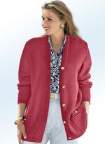 Stickad kofta med ny ull 