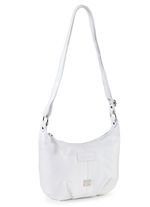 Laurina-väska av fullnarv nappaläder VIT