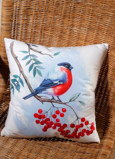 Kuddfodral i sammetslook 