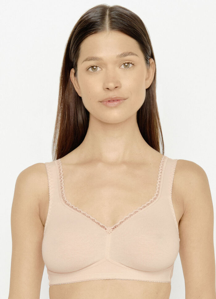 Susa bh med h&ouml;g bomullshalt CAPPUCCINO