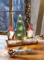 Upplysta juldekorationer 