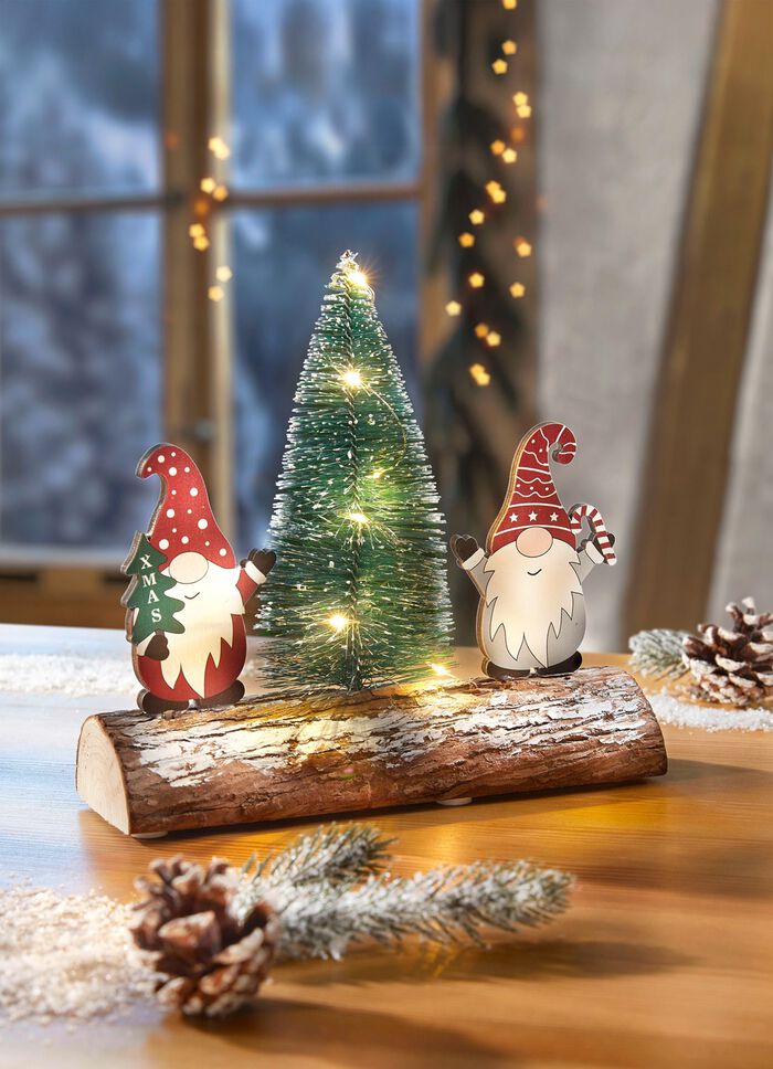 Upplysta juldekorationer 