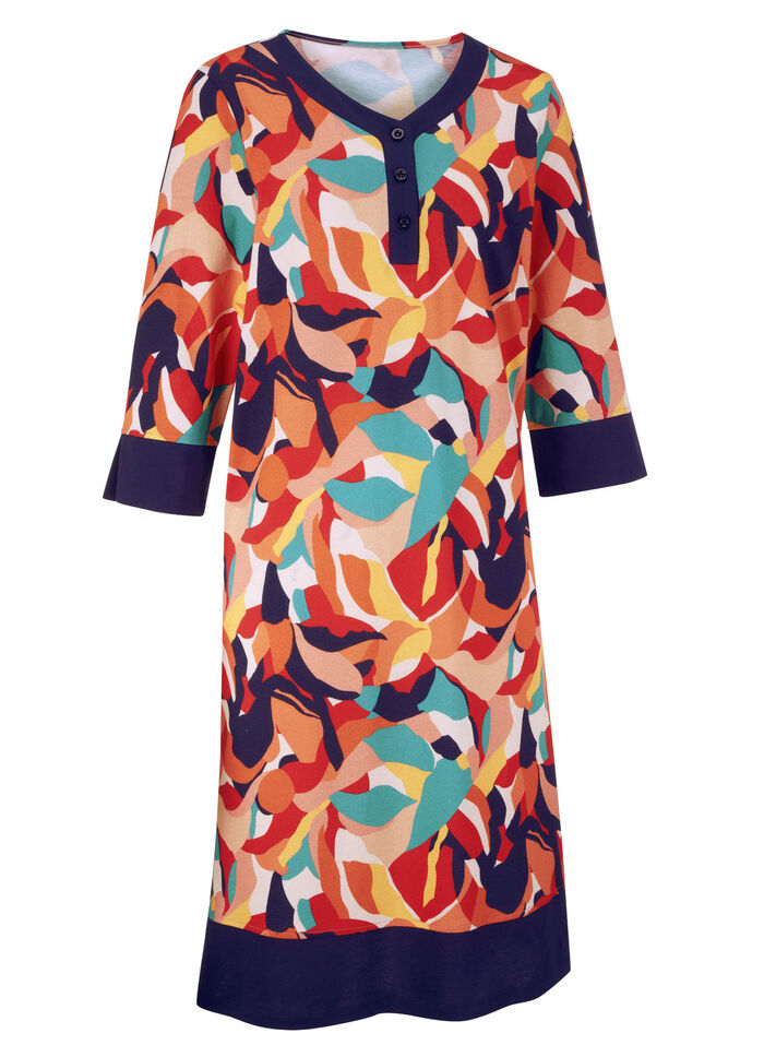 Nattlinne, kortare modell och 3/4-ärmar 