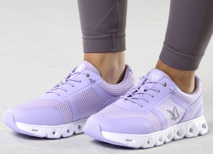 Caprice sneakers med elastisk dekorativ snörning FLIEDER