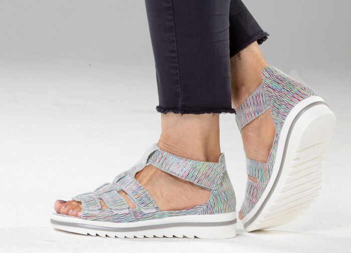 Waldl&auml;ufer bro clip sandal fantasifullt tryckt 