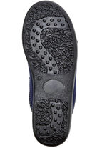 Tvåpack, klassiska herrtofflor, bredd H, med resårband BLÅ+SVART