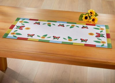 F&auml;rgglad bords- och rumsdekoration 