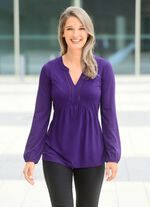 Skjorta med broderie anglaise 