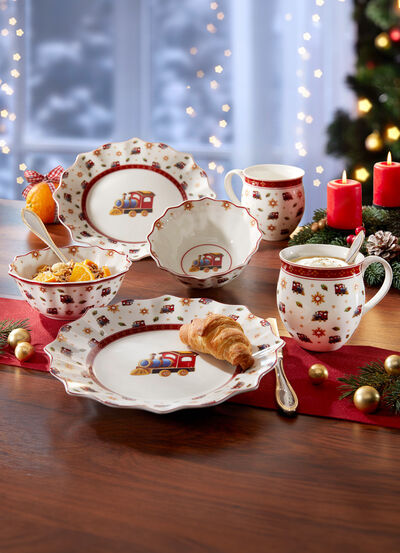 Lokomotiv frukostset, 6 delar 