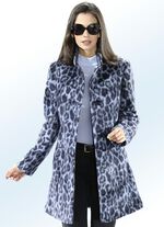 L&aring;ng jacka med rovdjursp&auml;lsdesign 