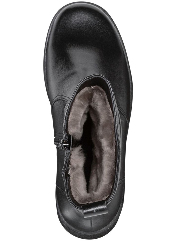 ELENA EDEN, fodrade damst&ouml;vletter, vinterskor, bredd H, med lammskinn 