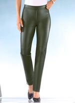 Byxor i mjukt nappaimitation 