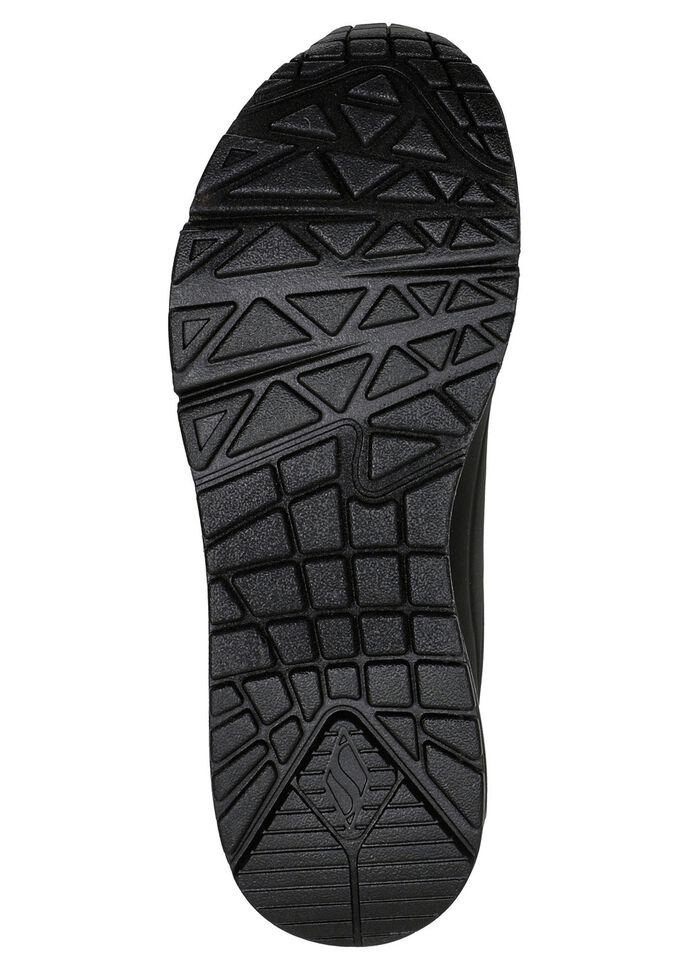 SKECHERS, bekv&auml;ma damsneakers, med synlig luftkudde SCHWARZ-GOLD