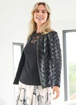 Kort l&auml;derjacka fr&aring;n STILSCHMIEDE 