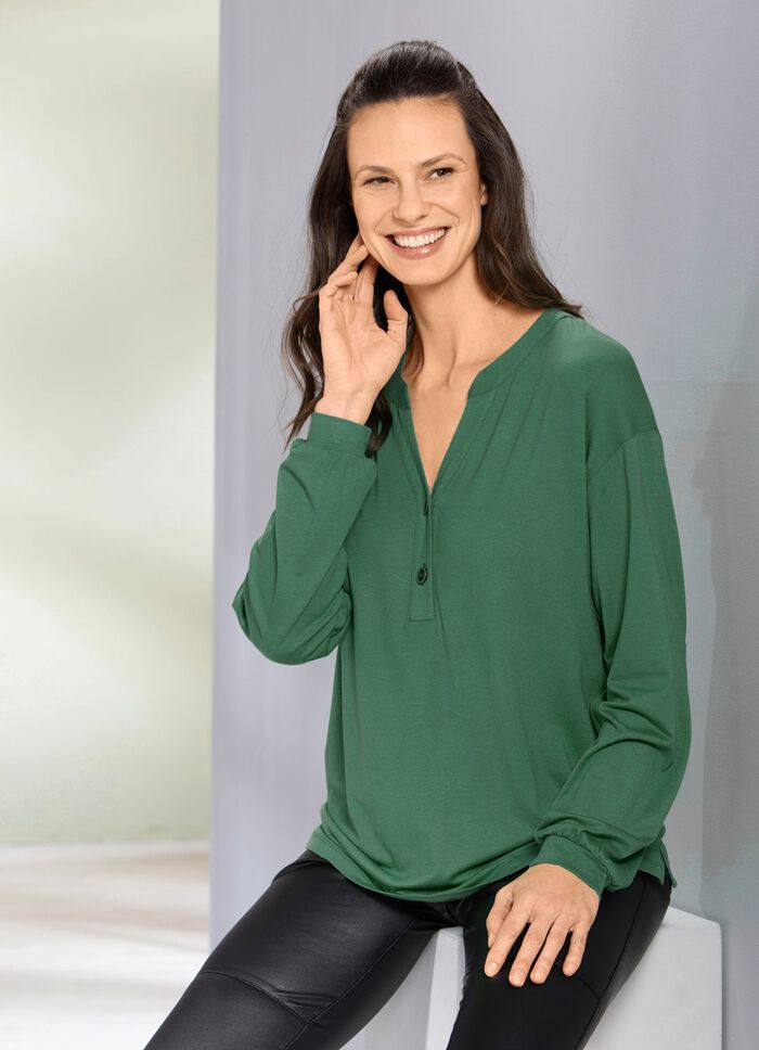 Skjorttunika med elastan 