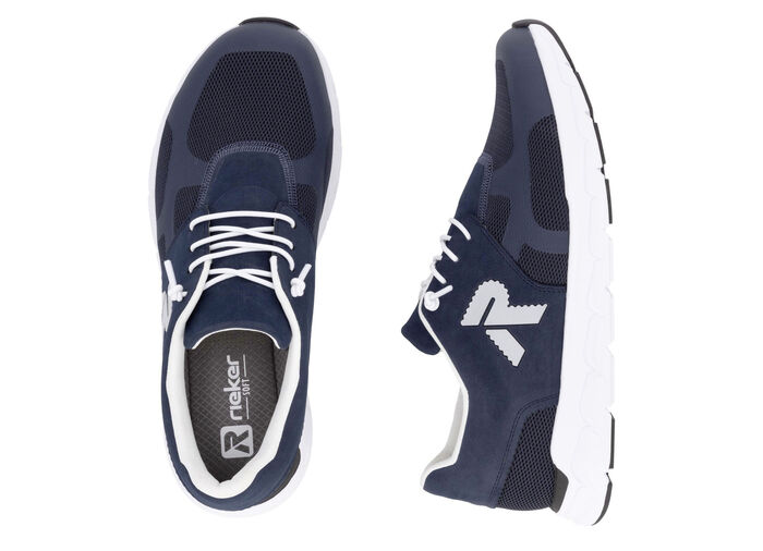 Rieker sneakers med elastisk dekorativ snörning, 