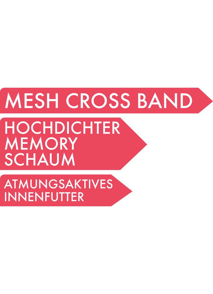 Relax-Cross tofflor med memoryskum 