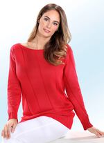 Pullover med diagonalt strukturm&ouml;nster 